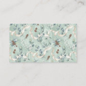 Winter Eucalyptus Diaper Raffle Tickets Informatiekaartje (Achterkant)