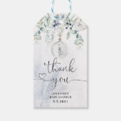 Winter eucalyptus knus dank je cadeaulabel (Voorkant)