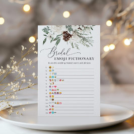 Winter evegreen vrijgezellenfeest emoji pictionary