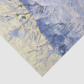 Winter Evening door Gustav Wentzel Tissuepapier (Detail)