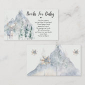 Winter Evergreen Books For Baby Enclosure Card Informatiekaartje (Voorkant / Achterkant)