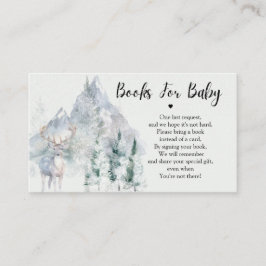 Winter Evergreen Books For Baby Enclosure Card Informatiekaartje