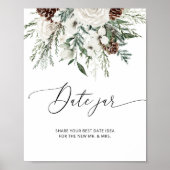 Winter Evergreen Date jar bruidsspel Poster (Voorkant)