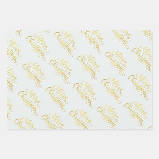 Winter Evergreen Kerstmis Inpakpapier Vel (Voorkant 3)