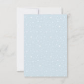 Winter Evergreen Tree Waterverf Wedding Bedankkaart (Achterkant)