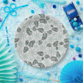 Winter Evergreen Vakantie Papieren Bordje (Feest)