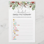 Winter evergreen vrijgezellenfeest emoji pictionar (Voorkant)