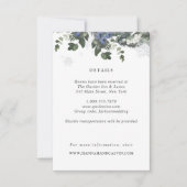 Winter Evergreen Wedding-kaart Kaart (Voorkant)