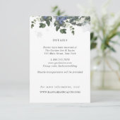 Winter Evergreen Wedding-kaart Kaart (Staand voorkant)