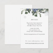 Winter Evergreen Wedding-kaart Kaart (Voorkant / Achterkant)