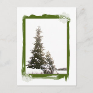 Winter Evergreens-DIY Briefkaart