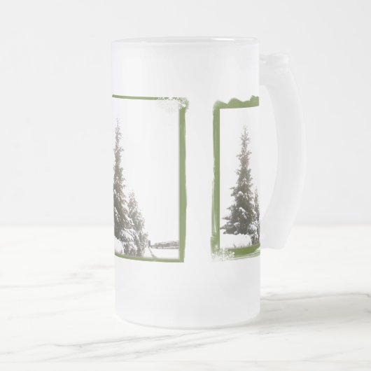 Winter Evergreens Frosty Mok (Voorkant rechts)