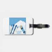 Winter Extreme sporten Bagagelabel (Achterkant horizontaal)