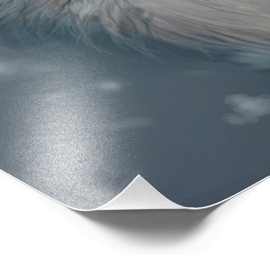 Winter Eyes Foto Afdruk (Hoek)