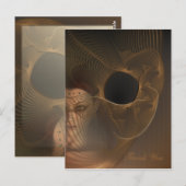 Winter Fae Fractal Art Briefkaart (Voorkant / Achterkant)