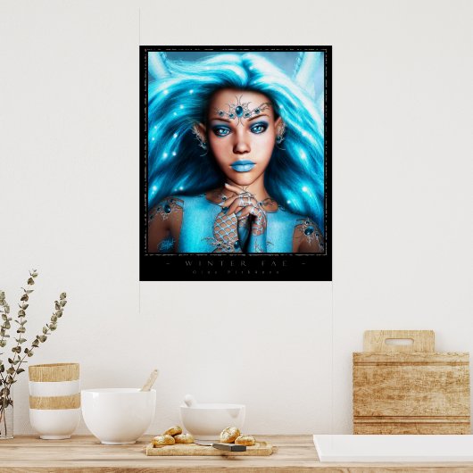 Winter Fae Poster (Keuken)