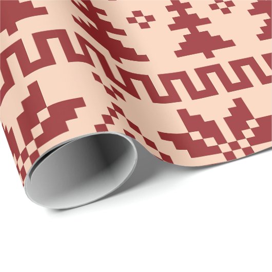 Winter Fair Isle Cadeaupapier (Rol Hoek)