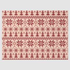 Winter Fair Isle Tissuepapier