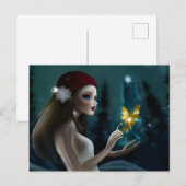 Winter Fairy Briefkaart (Voorkant / Achterkant)