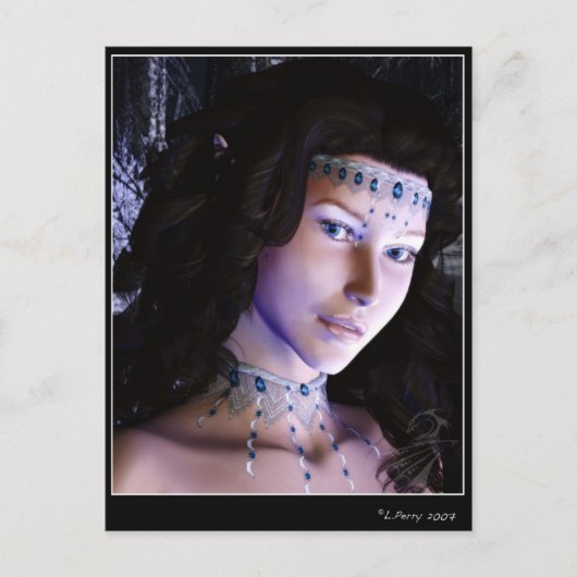 Winter Fairy Briefkaart (Voorkant)