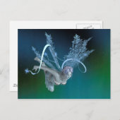 Winter Fairy Briefkaart (Voorkant / Achterkant)
