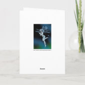 Winter Fairy Feestdagen Kaart (Achterkant)