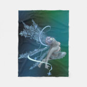 Winter Fairy Fleece Deken (Voorkant)