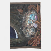 Winter Fairy Guardian of Dreams Theedoek (Verticaal)