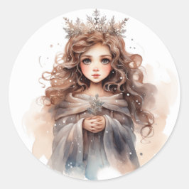Winter Fairy Kerst stickers