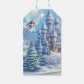 Winter Fairy Kingdom | Vakantiethema Cadeaulabel (Voorkant)