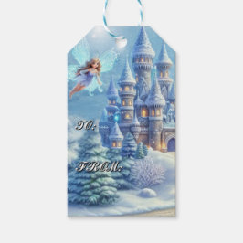 Winter Fairy Kingdom | Vakantiethema Cadeaulabel