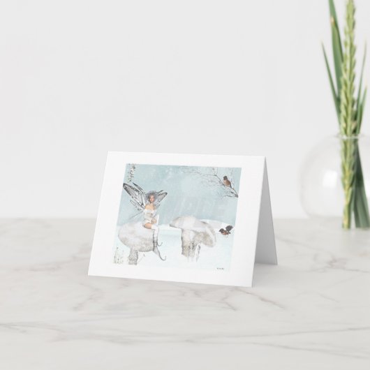 winter Fairy Note-kaart Kaart (Voorkant)