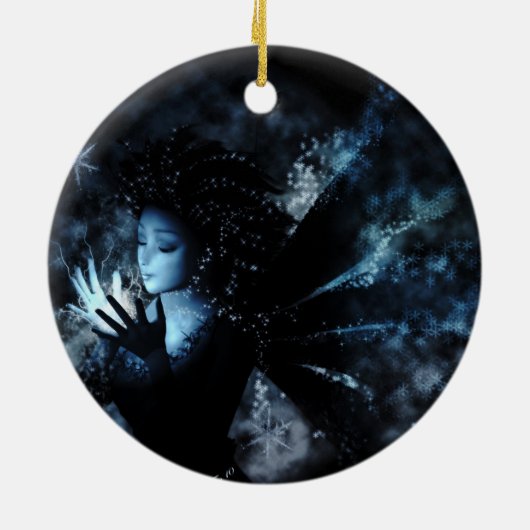 Winter Fairy Ornament (Achterkant)