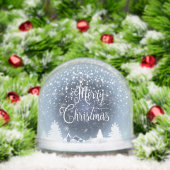 Winter Fairy Tale Night Fantasy Snowy Forest Sneeuwbol (Kerstmis)