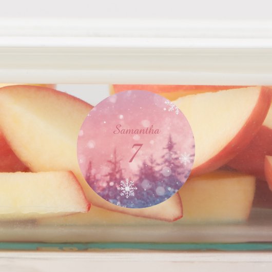 Winter Fairy Tale Waterproof Labels, Enchanted  Labels (Aangebracht)