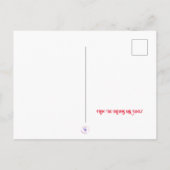 Winter Familie vakantie Briefkaart -  (Achterkant)