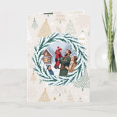 Winter Familiemomenten – Sneeuw Uitnodigingskaart" Kaart (Voorkant)