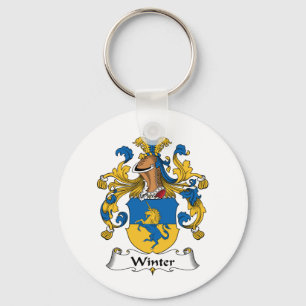 Winter Family Crest Sleutelhanger