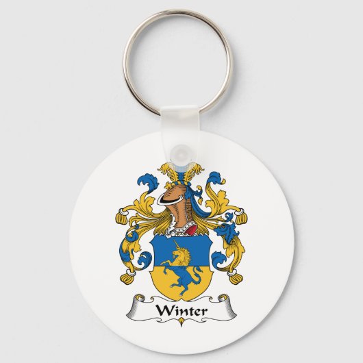 Winter Family Crest Sleutelhanger (Voorkant)
