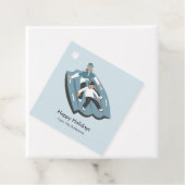 Winter Family Fun Kerstfeestdag Bedankjes Labels (In situ)