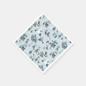 Winter Family Fun Kerstfeestdag Servet (Hoek)