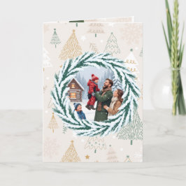 Winter Family Moments – Snowy Invitation Card" Kaart