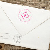 Winter Family Retour Adres Aangepast Zelfinktende Stempel