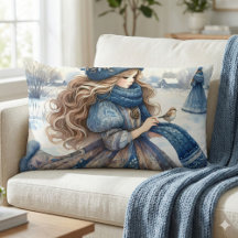 Winter Fantasie Prinses in een Sneeuwachtig Sprook