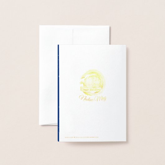 Winter Fantasy Bedankt Folie Kaarten (Met envelop)