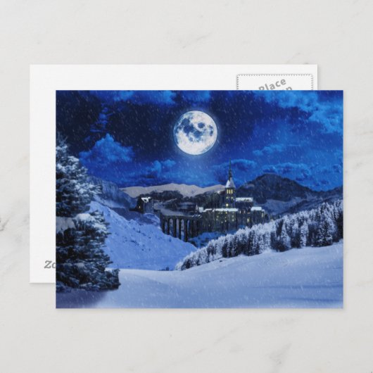 Winter Fantasy Briefkaart (Voorkant / Achterkant)