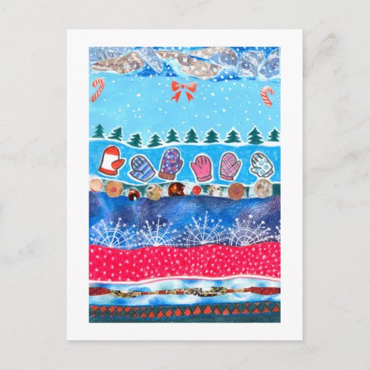 Winter Fantasy Briefkaart (Voorkant)
