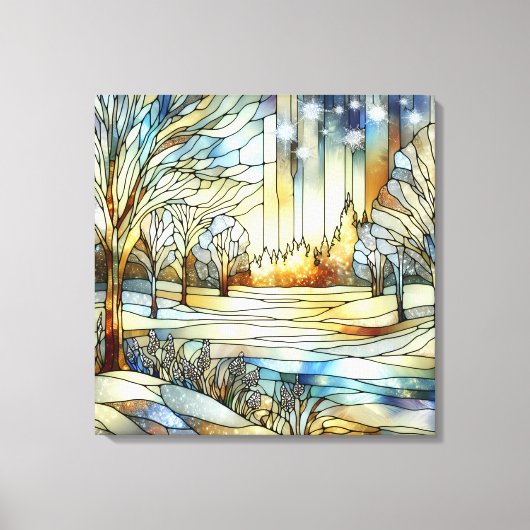 Winter Fantasy Canvas Kunst (Voorkant)
