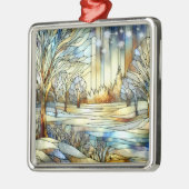Winter Fantasy Kerstversiering Metalen Ornament (Links)