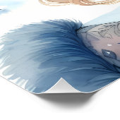 Winter Fantasy Princess in een besneeuwd sprookjes Perfect Poster (Hoek)